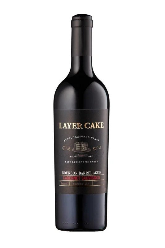 DAMAGEDLABEL:LayerCakeBourbonBarrelAgedCabernetSauvignon2022(750ml)