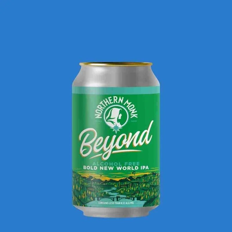 NorthernMonkBreweryBeyondAlcohol-FreeHazyPaleAle(0.5%ABV)