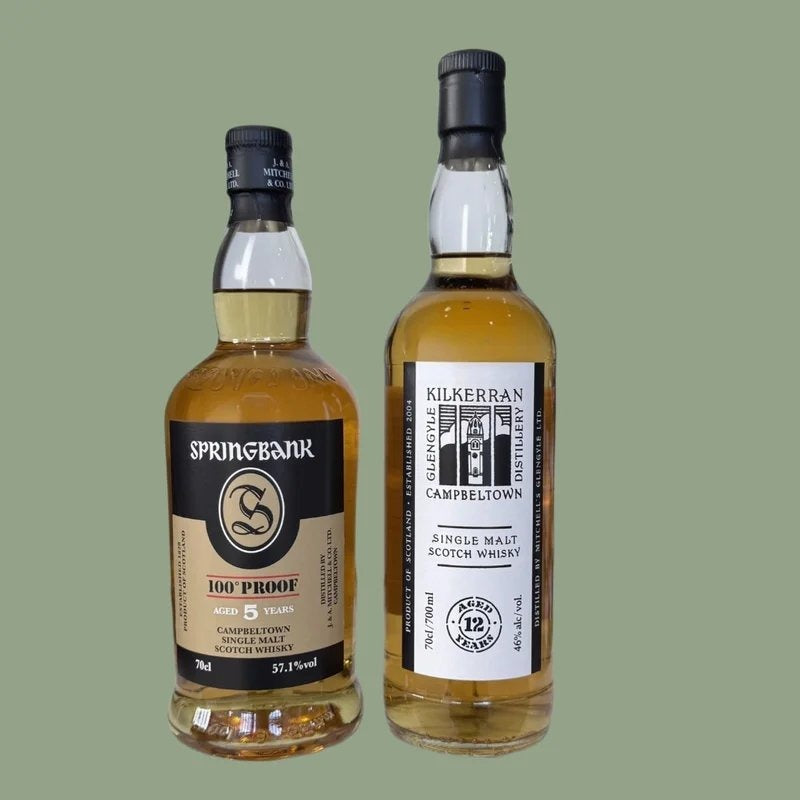 Springbank100Proof(5YearOld)&Kilkerran12YearOldDuo