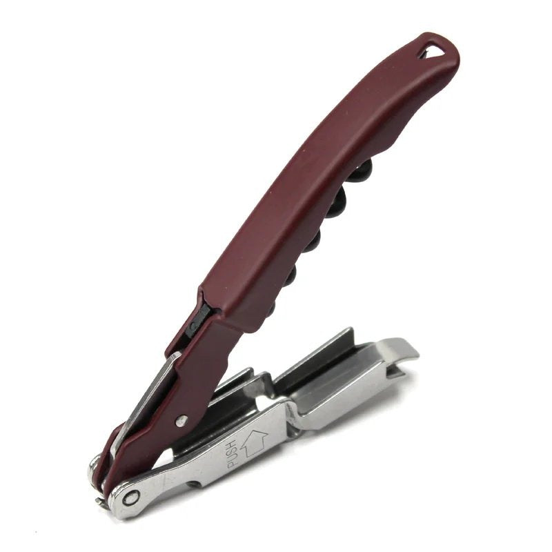 CoutaleSommelierInnovationDoubleLeverWaiter’sFriendCorkscrew–Burgundy