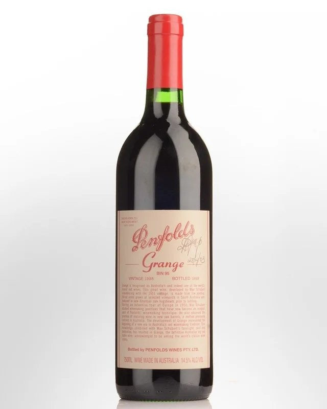 1998PenfoldsGrange–SignedbyWinemakerPeterGago