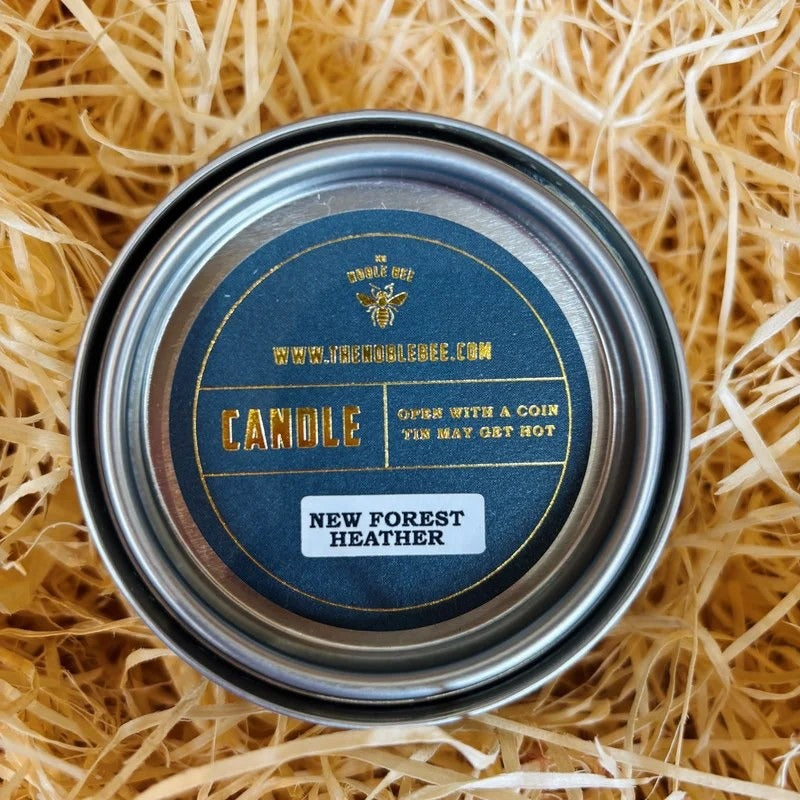 NobleBeeNewForestHeatherBeeswax&CoconutWaxHeatherCandle