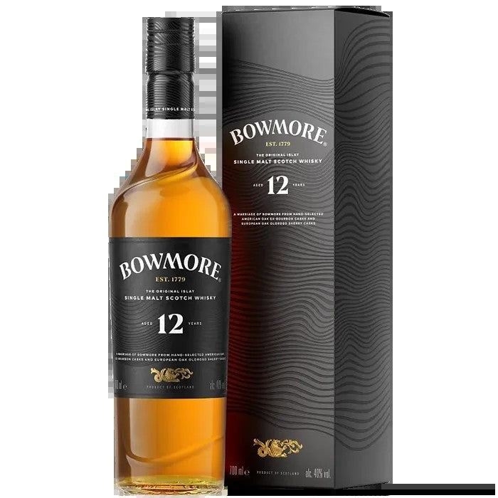Bowmore12YearOld,IslaySingleMaltWhisky,40%vol