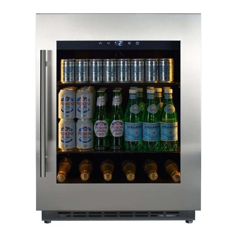 CELLA–600mm–118LUndercounterDrinksFridge–BV34-SSH–Stainless