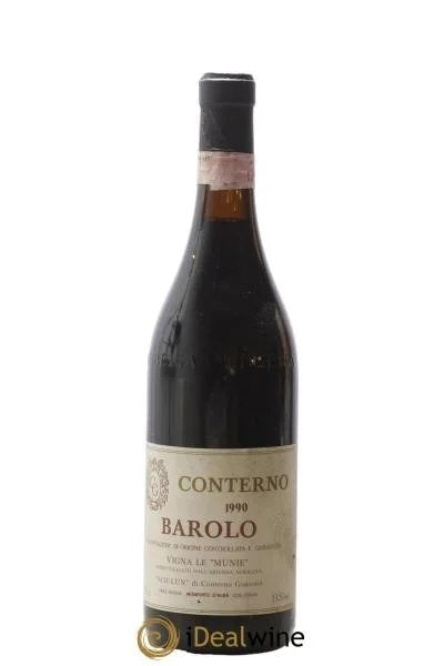 BaroloDOCGVignaLeMunieGiacomoConterno1990