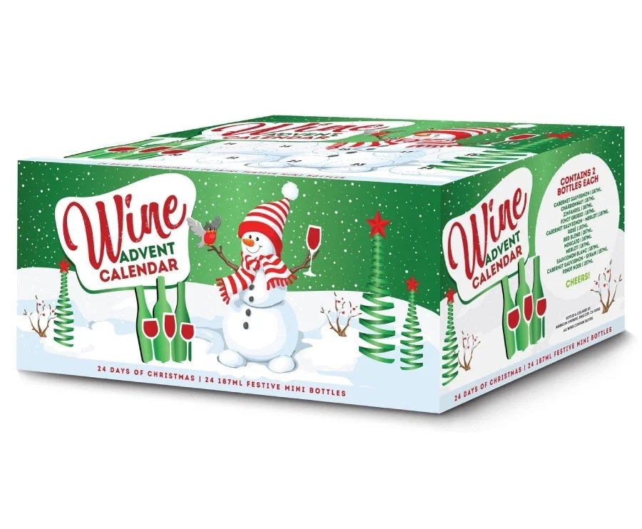 HolidayWineAdventCalendar–24or12DaysofJoy(187ml)