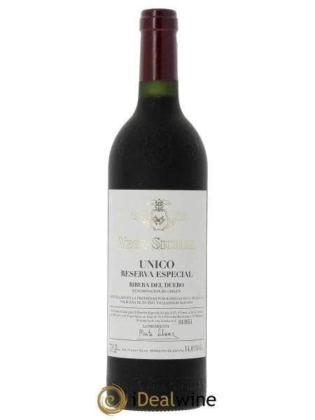 RiberaDelDueroDOVegaSiciliaUnicoReservaEspecial2023–Assemblage2009,2011,2012FamilleAlvarez(CBOàpartirde3bts)