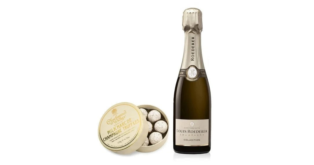 LouisRoedererBrutCollectionChampagne37.5cl&MilkTruffles135g