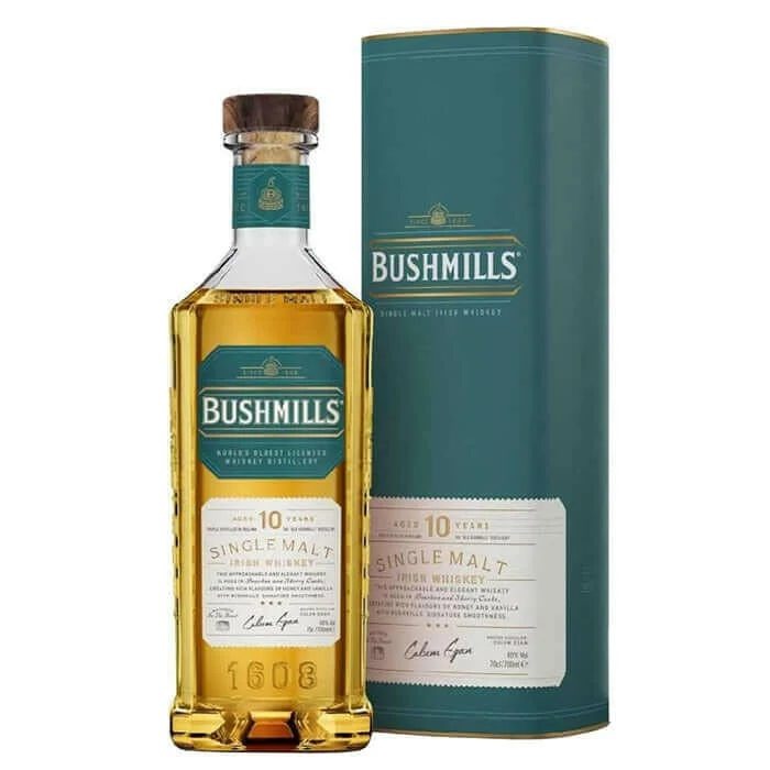 BushmillsSingleMalt,10YearOldIrishWhiskey,Antrim,40%vol