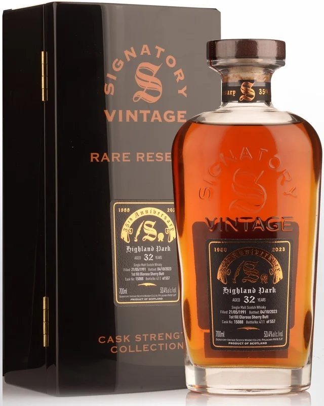 1991SignatoryVintage35thAnniversaryHighlandPark32YearOldCaskStrengthSingleMaltScotchWhisky(700ml)