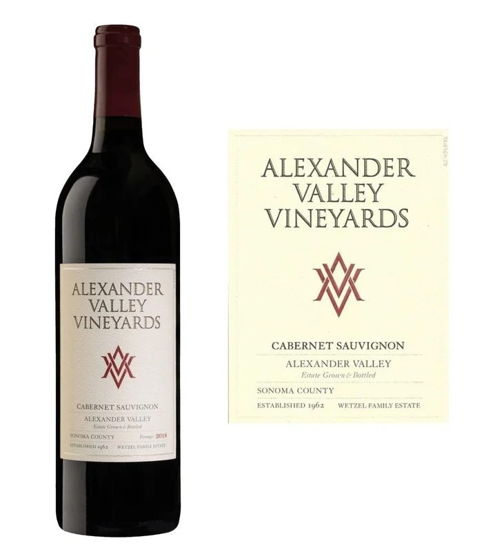 AlexanderValleyVineyardsCabernetSauvignon2018(750ml)