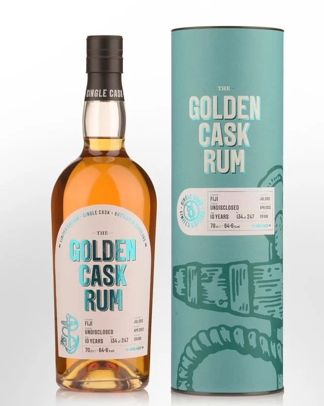 2012HouseofMacDuffTheGoldenCaskUndisclosedSingleCask10YearOldCaskStrengthFijiRum(700ml)