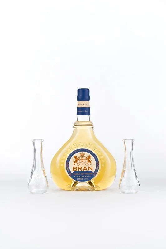 BranPlumSchnapps(Tuicaprune)withtwobrandedglasses700ml