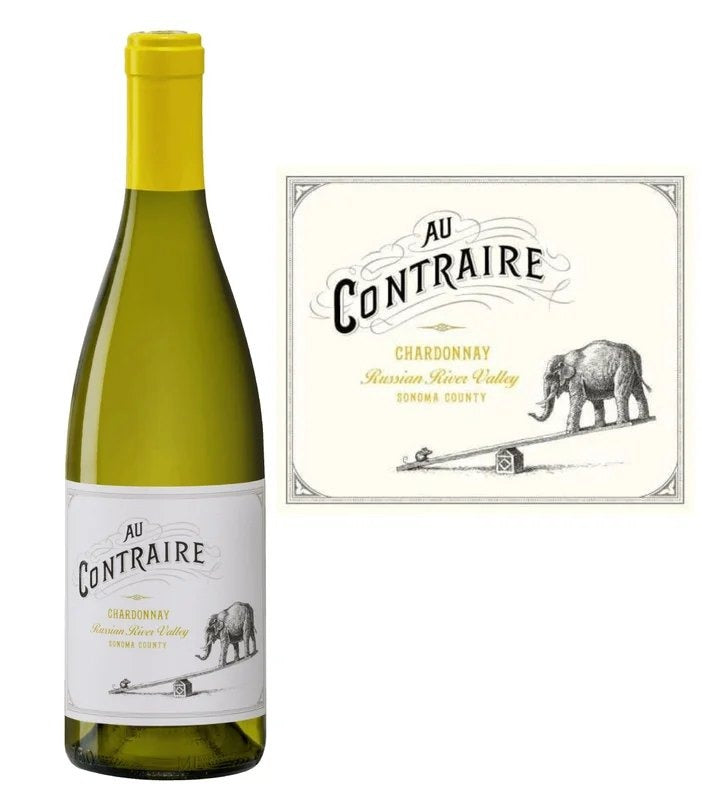 DAMAGEDLABEL:AuContraireRussianRiverChardonnay2019(750ml)