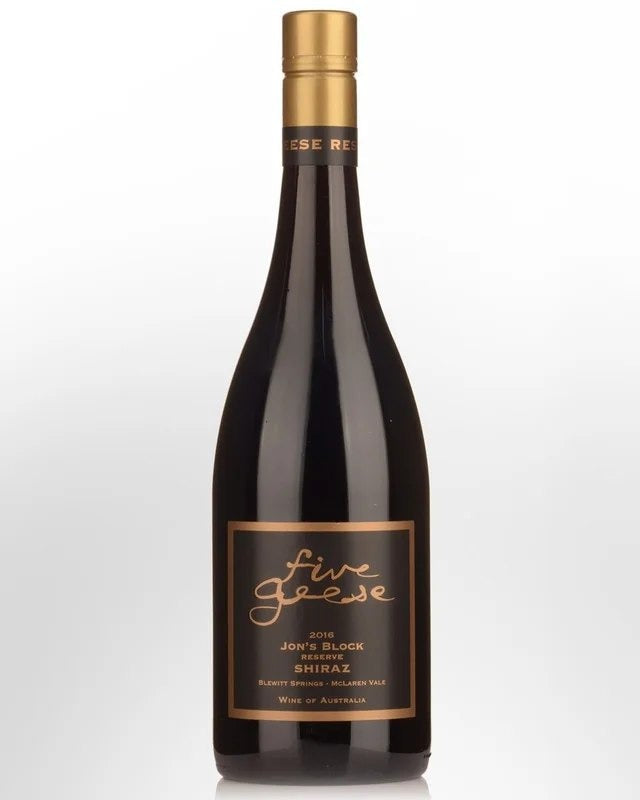 2016FiveGeeseJon’sBlockReserveShiraz