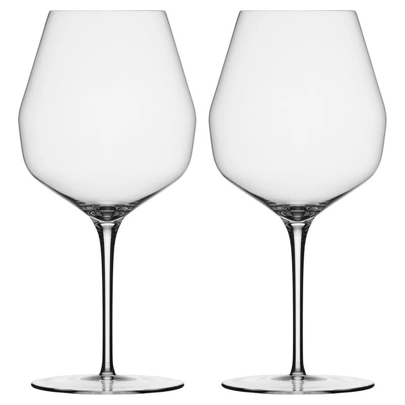 MarkThomasDoubleBendRedExpressionWineGlass–Setof2