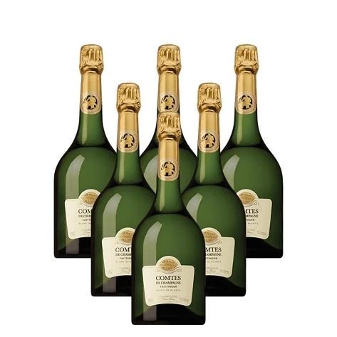 TaittingerComtesdeChampagne2007,BlancdeBlancs6ChampagneCase