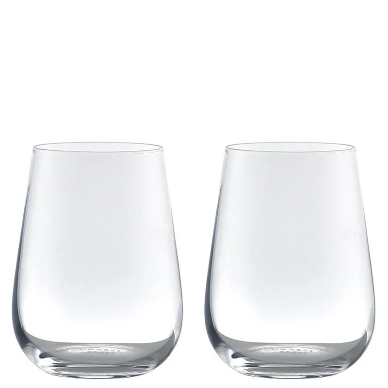 GrasslGlassElementalSeriesStemlessAll-RoundRed&WhiteWine/WaterGlass–Setof2
