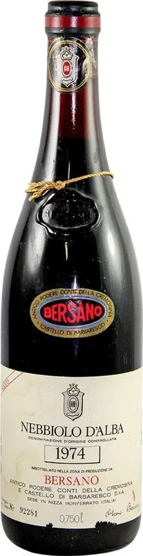 NebbioloD’Alba,1974RedWine