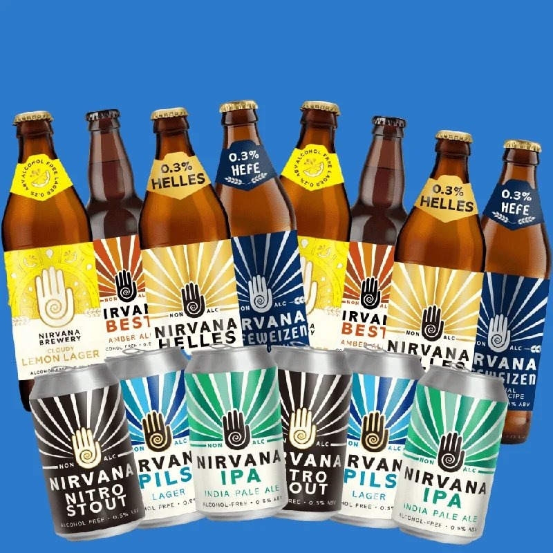 NirvanaBrewingAlcoholFreeDiscovery14BeerPack(0.5%ABV)