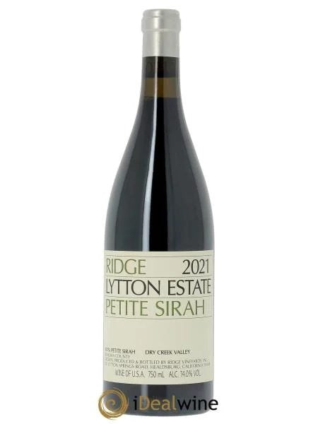 DryCreekValleyLyttonEstatePetiteSirahRidgeVineyards2021