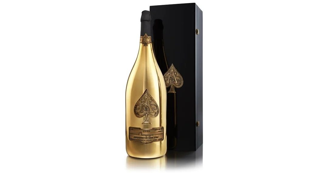 ArmanddeBrignacMethuselahAceofSpadesBrutGoldChampagne600cl