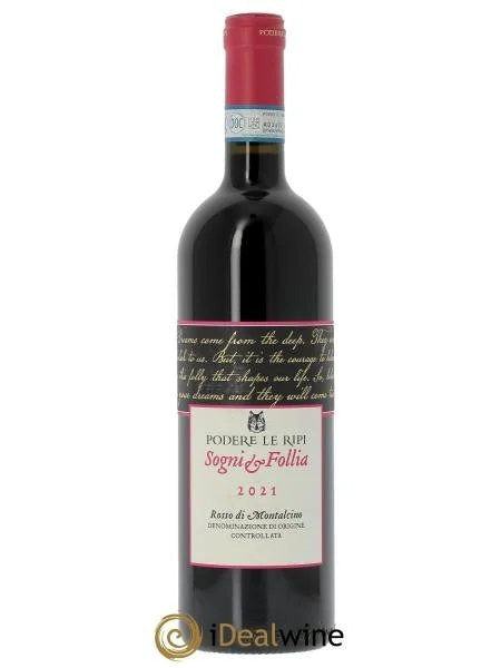RossodiMontalcinoDOCSognieFolliaPodereLeRipi2021