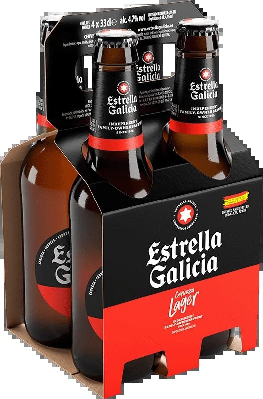 EstrellaGaliciaLager4Pack(33clBottles)
