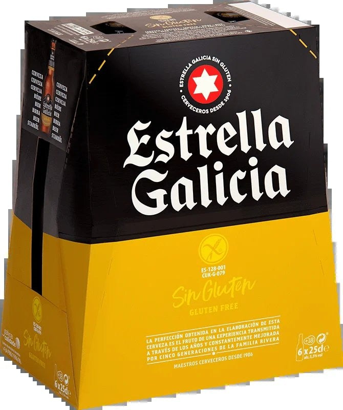 EstrellaGaliciaGlutenFree6Pack(25clBottles)