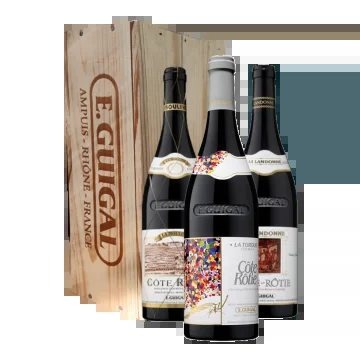2021Trio–LaLandonne–LaTurque–LaMouline–WoodenCase–E.Guigal