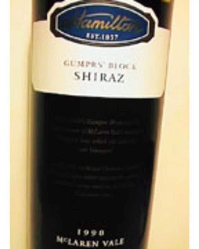 1998HamiltonGumpr’sBlockShiraz