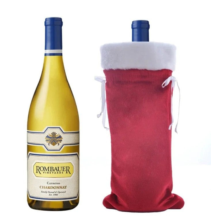 RombauerChardonnay2023+VelvetHolidayWineGiftBag(750ml)