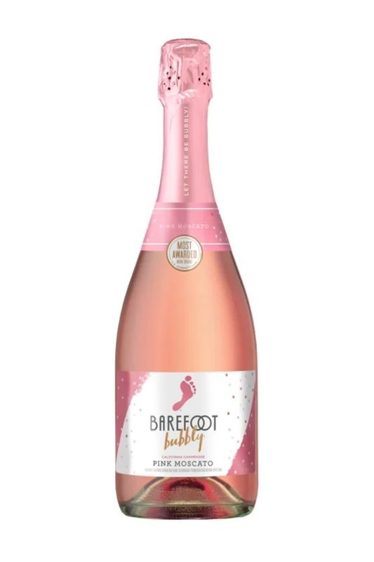 BarefootBubblyPinkMoscato(750ml)