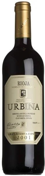 2001RiojaGranReservaEspecial,BodegasUrbina