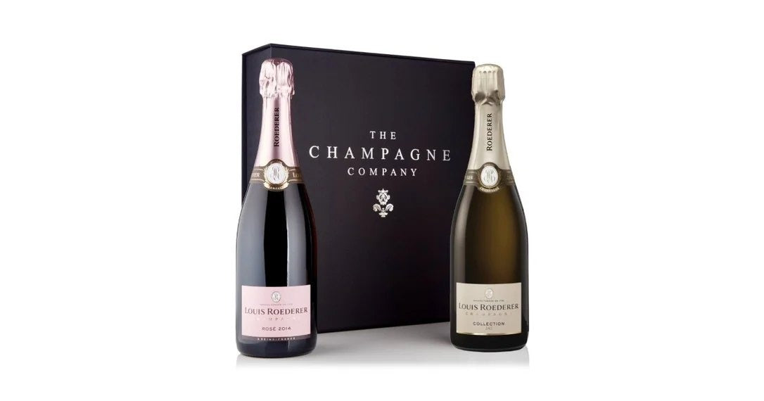LouisRoedererBrutCollection&RoséChampagne75clLuxuryGiftBox