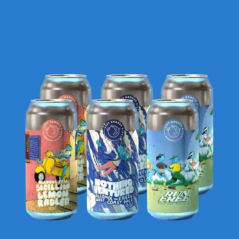 LeftHandedGiantAlcohol-FreeMixed6CanPack(0.5%ABV)