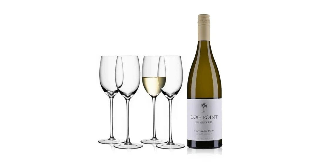DogPointSauvignonBlanc75cl&LSAWhiteWineGlasses