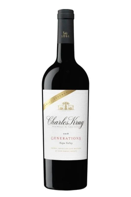 REMAININGSTOCK:CharlesKrugFamilyReserveGenerationsRedWine2018(750ml)