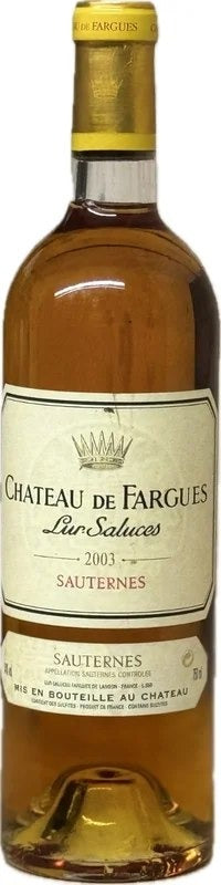 ChateaudeFargues,2003SweetWine
