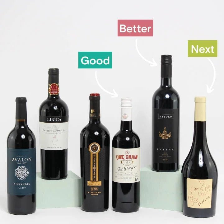 Good,Better,Next–BaglioU…Passimiento&OneChain‘TheWrong‘Un’ShirazCabernetSauvignon