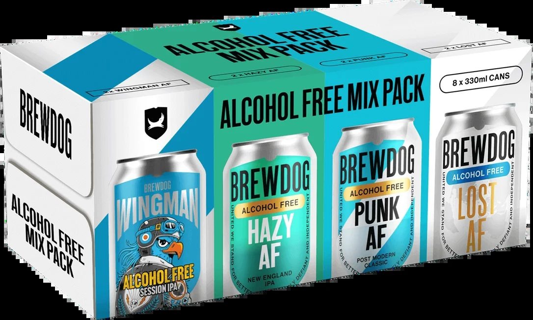 BrewdogAlcoholFreeMixed8pack(33clCans)