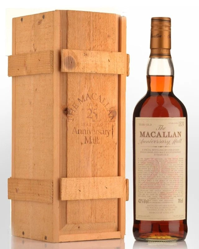 1975TheMacallanAnniversary25YearOldSingleMaltScotchWhisky(700ml)