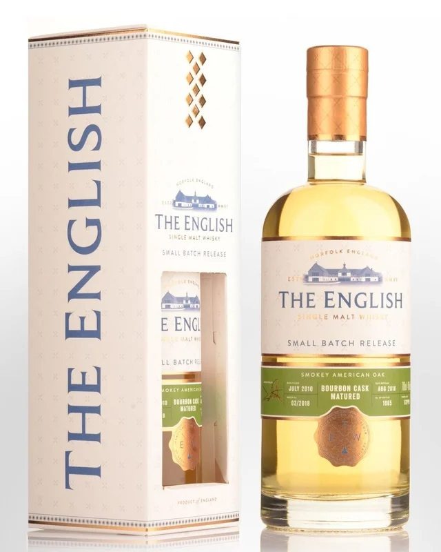 2010St.GeorgesDistilleryTheEnglishWhiskyCo.8YearOldSmokeyAmericanOakSmallBatchSingleMaltEnglishWhisky(700ml)