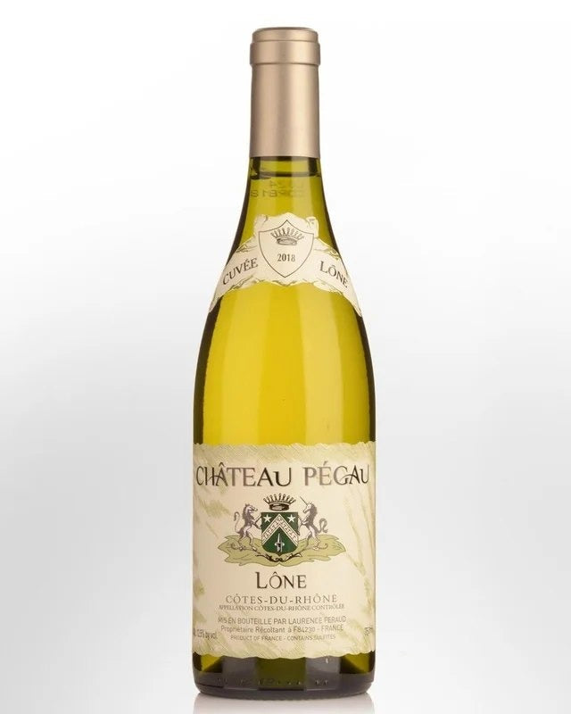 2018ChateauPegauCotesduRhoneCuveeLoneBlanc
