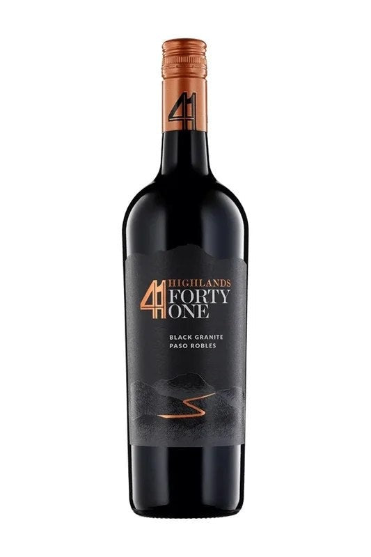 Highlands41RedBlendBlackGranitePasoRobles2022(750ml)