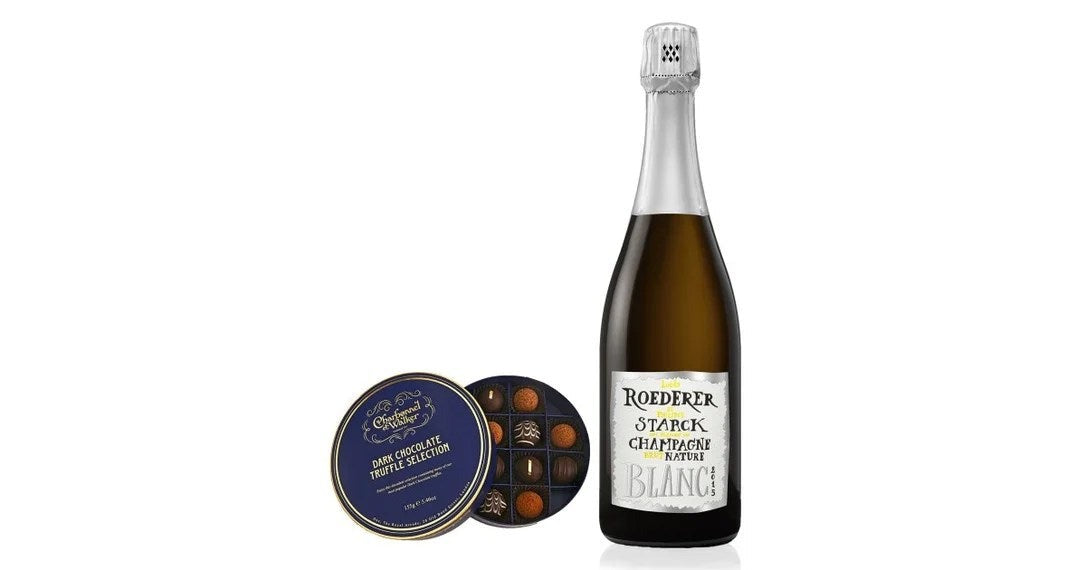 LouisRoedererPhilippeStarckChampagne&ChocolateTrufflesGift