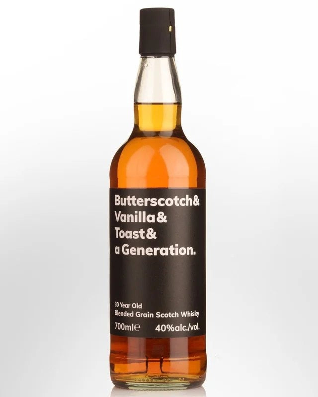Butterscotch&Vanilla&Toast&Generations30YearOldBlendedGrainScotchWhisky(700ml)