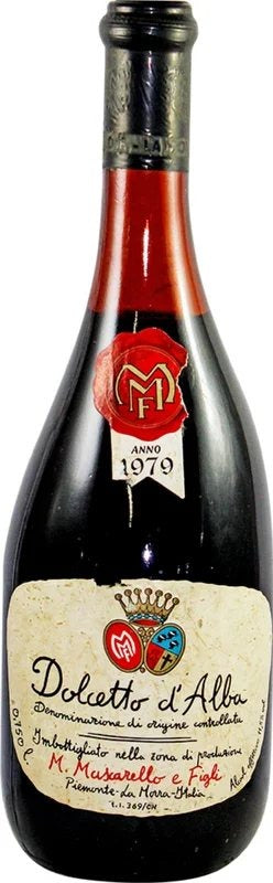 Dolcettod’Alba,1979RedWine