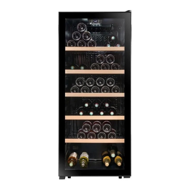 LaSommeliere–121Bottle–SingleZoneWineCabinet–LS117BLACK