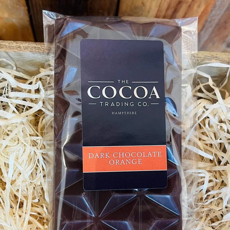 CocoaTradingCoHandmade54%DarkChocolatewithSevilleOrangeBar80g